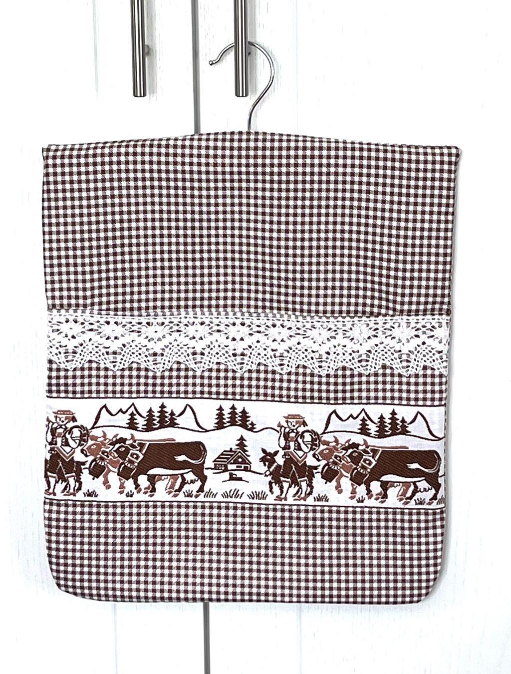Taschen für Damen: Chlüpperlisack, Wäscheklammerbeutel „Folklore“ – Neu und originalverpackt aus Engelburg von rautibus