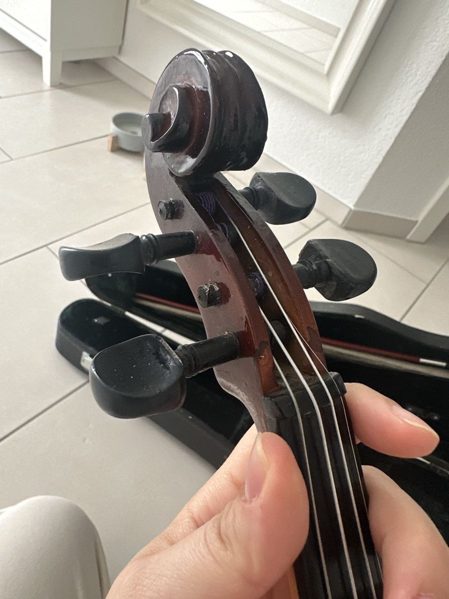 Strumenti musicali: Kinder Violine mit Koffer und Bogen DEFEKT – Difettoso da Liestal venduto da Busra99 6