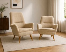 Hochwertiges Vintage Sessel-Set 2 Grössen