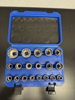 Coffret douilles 1/2" 19 pièces, 8 - 32 mm Chrome Vanadium
