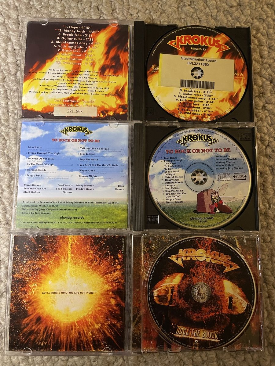 CD: 3x Krokus  – Usato da Reinach AG venduto da trigger7811 1