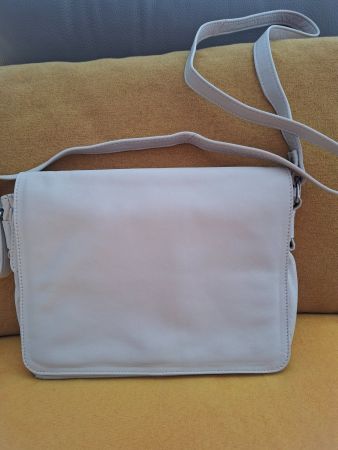 Sac bandoulière cuir beige femme bonne état