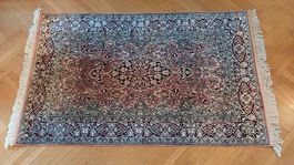 Echter handgeknüpfter Kaschmir Orientteppich 147 × 93 cm