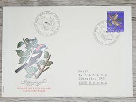 CL02 Enveloppe + Timbre Suisse 1968