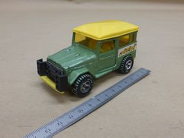 Majorette Toyota Land Cruiser grün gelb