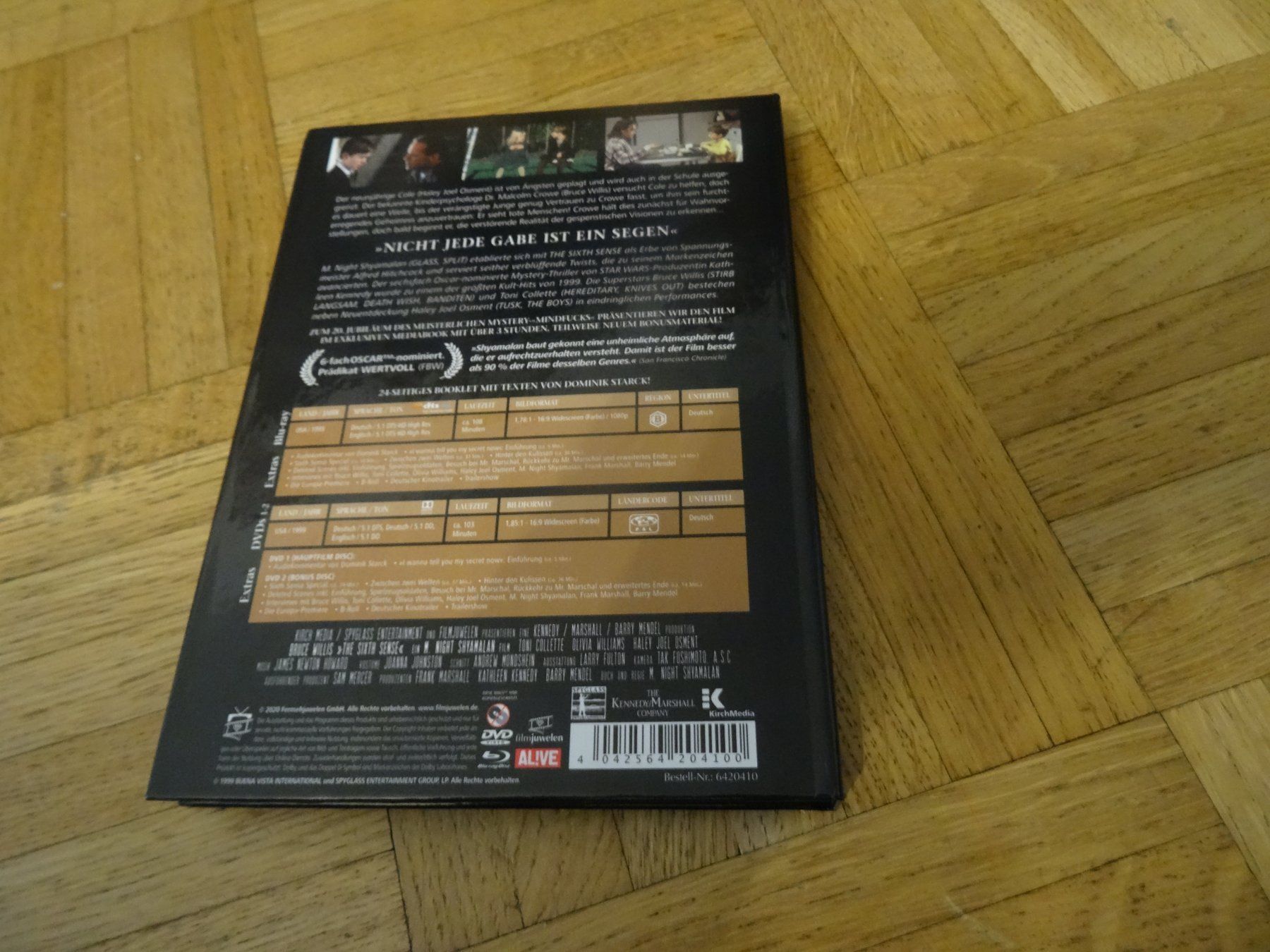 Tutti i DVDs: The Sixth Sense Mediaboook BLU-RAY / DVD – Usato da Olten venduto da Disc-Verkauf 3