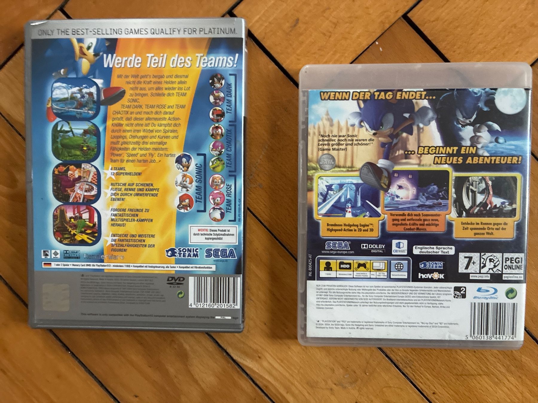 Giochi: Sonic heros ps2 und Sonic unleashed ps3 – Usato da Zürich venduto da ani_8jg5 1