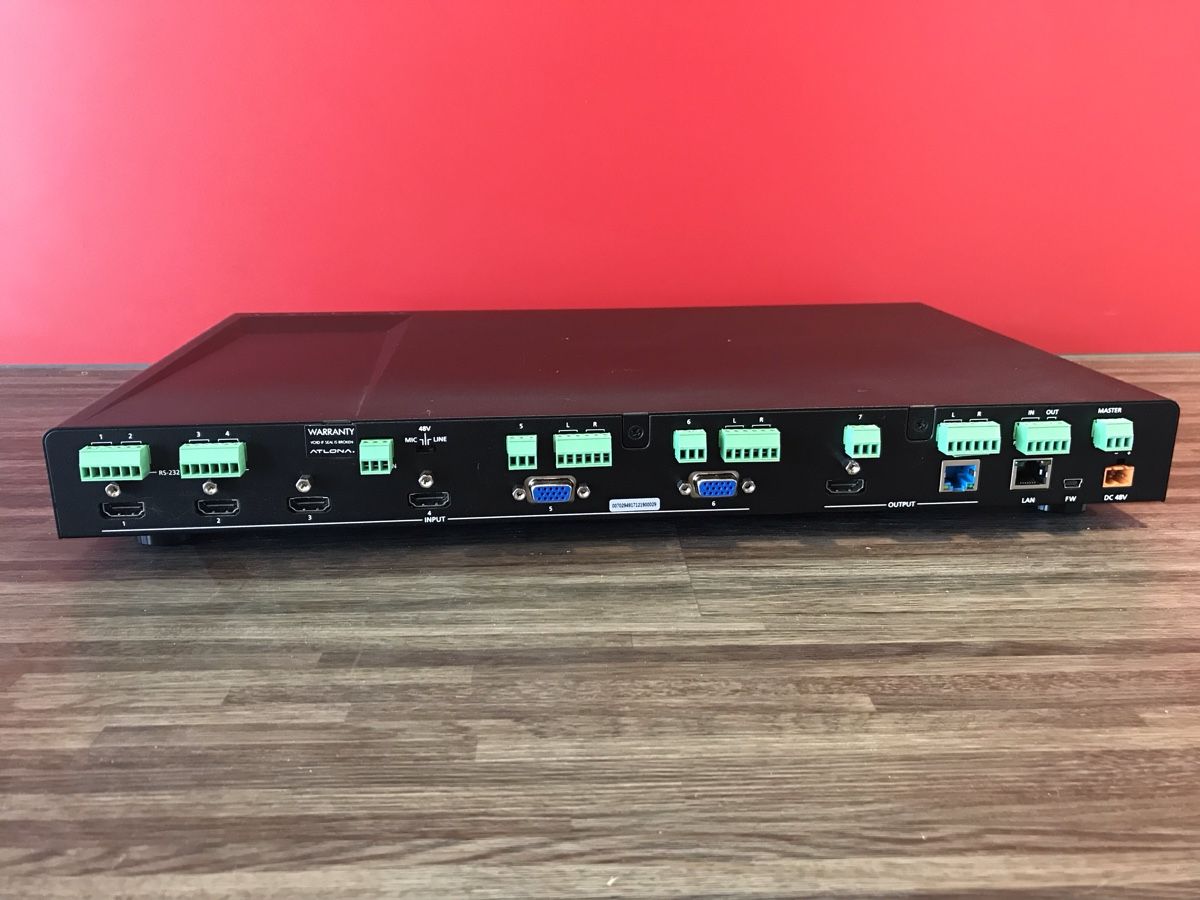 Componenti elettronici: Atlona AT-UHD-CLSO-601 – Usato da Einsiedeln venduto da pioneertv 3