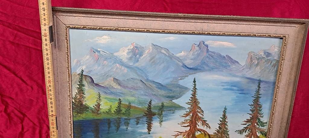Dipinti: Landschaftsbild P. Zumbühl 1957 – Usato da Mülligen venduto da Sidin 4