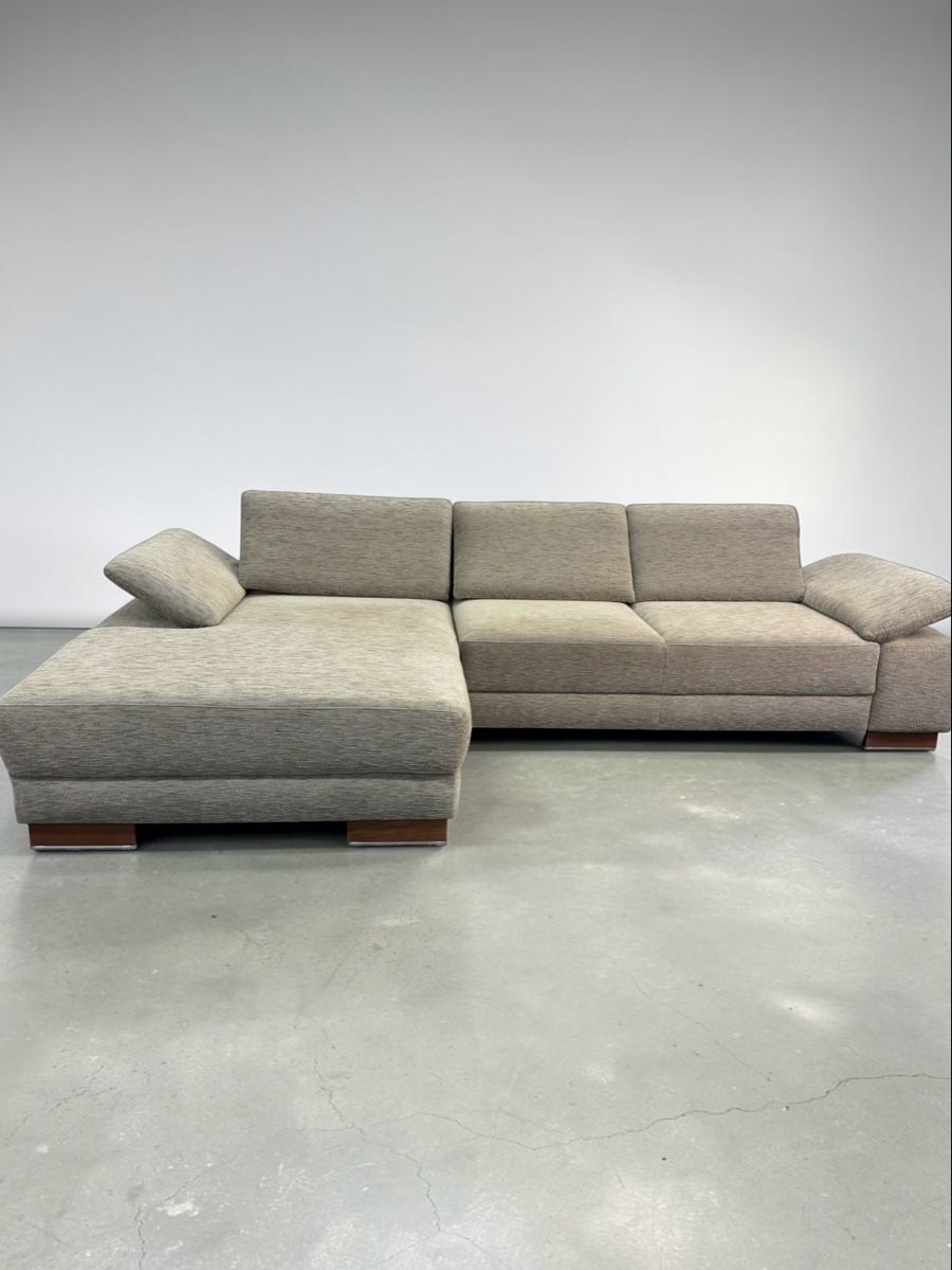 Sofas: Ultsch Polstermöbel Ecksofa Beige-Silber  – Gebraucht aus Fehraltorf von Sofalab.swiss 1
