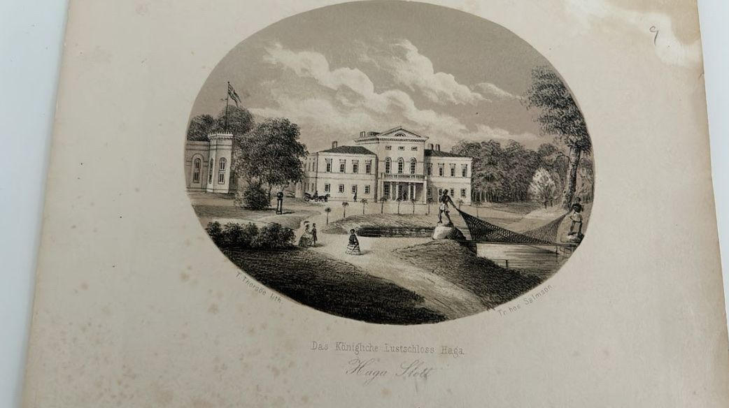 Das Königliche Lustschloss Haga / Haga Slott“ – 1850 (Gebraucht) in St ...