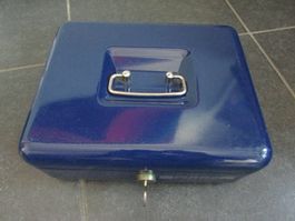 Geldkassette Vintage mit Schlüssel - Sehr guter Zustand 70er