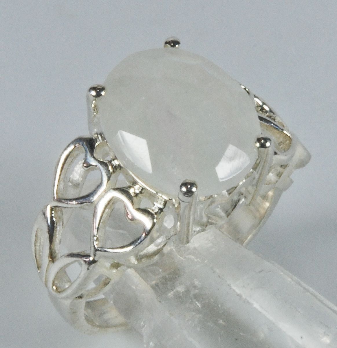Anelli: MOONSTONE, Mondstein Ring 925 Silber – Nuovo e nell'imballaggio originale da Oberglatt ZH venduto da Goldfee1 5