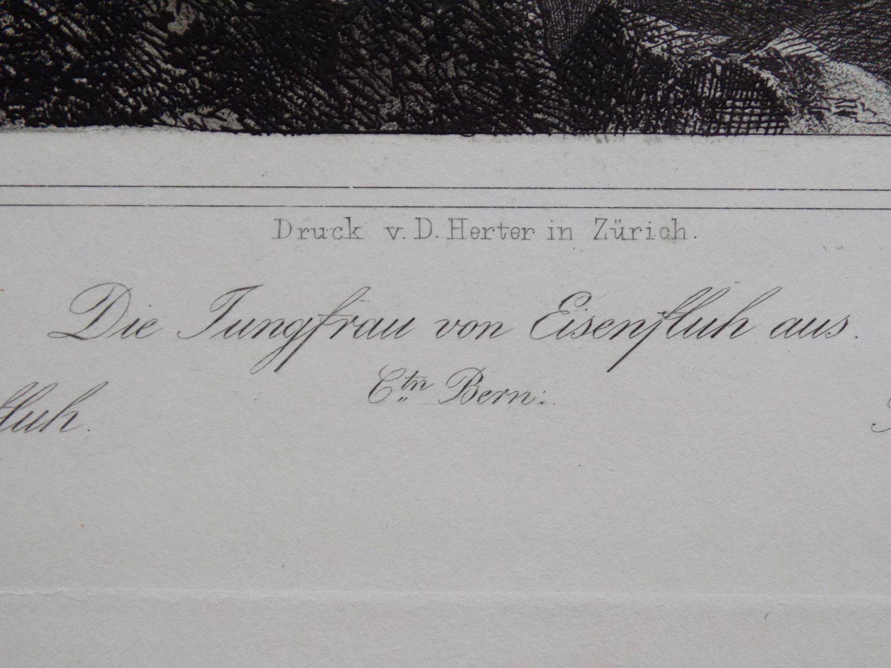Incisioni: Die Jungfrau von Eisenfluh aus – Usato da Risch venduto da Rischli15 2