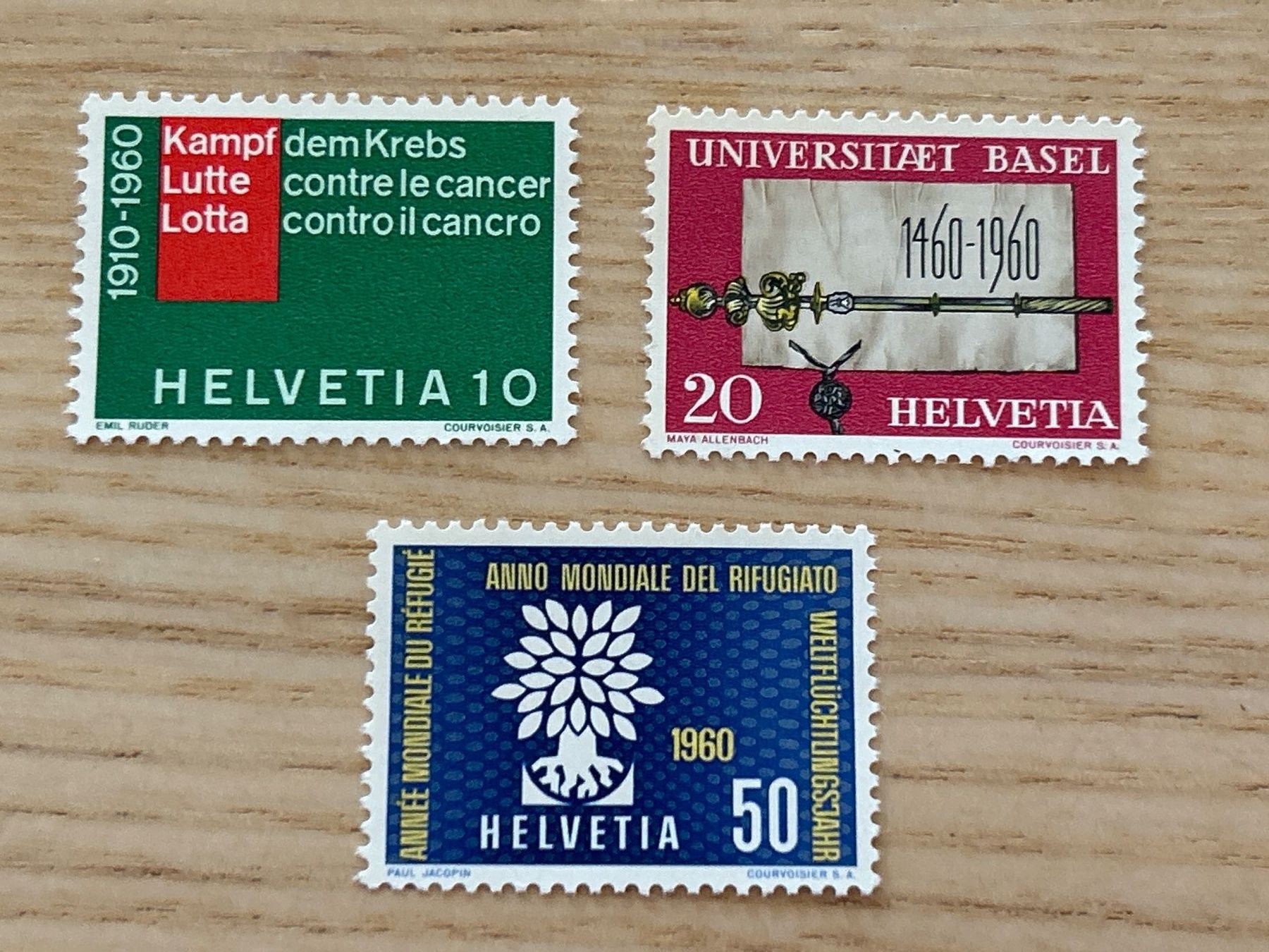 Alle Briefmarken: Briefmarke - Schweiz - 1960 - postfrisch – Neu (gemäss Beschreibung) aus Villnachern von RicardoMary