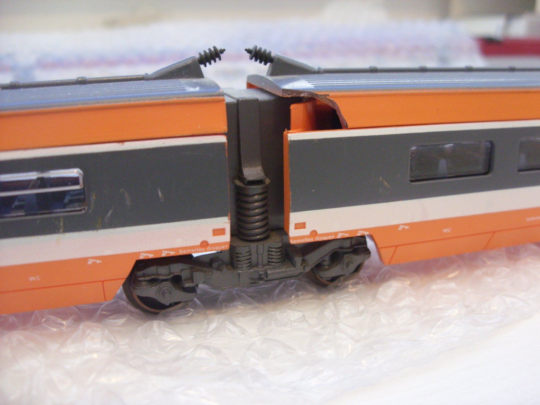 Jouef Modellini di ferrovie: Jouef H0  TGV orange AC analog – Usato da Untersiggenthal venduto da Gumel50 4