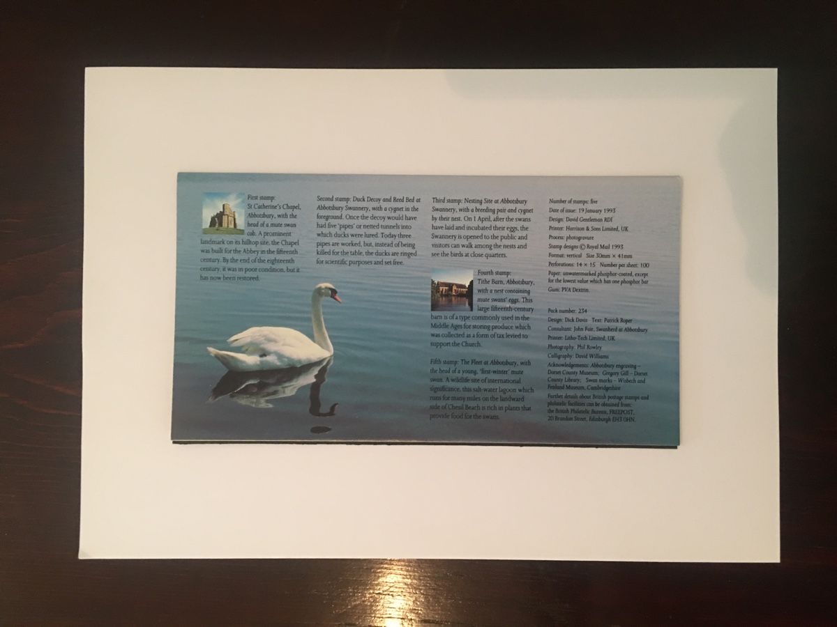Tutti i francobolli: Royal Mail SWANS stamps presentation pack 1993. – Nuovo (secondo la descrizione) da Munchenstein venduto da Pedro.999 3