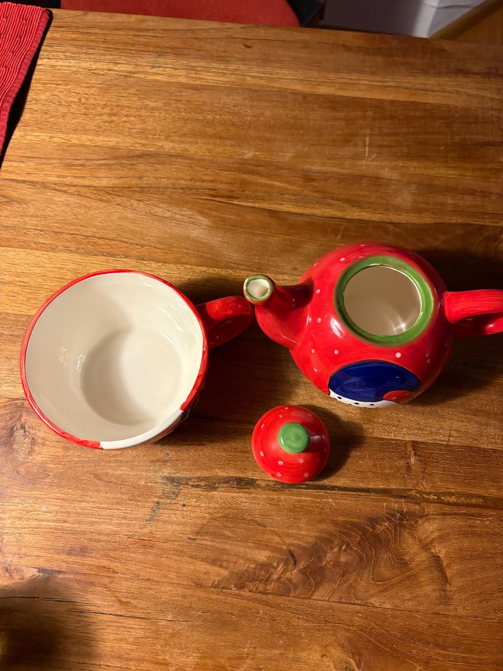 Teiere: Winterliche Teekanne mit Tasse, Schneemann – Usato da Birsfelden venduto da jul_7wy6 2