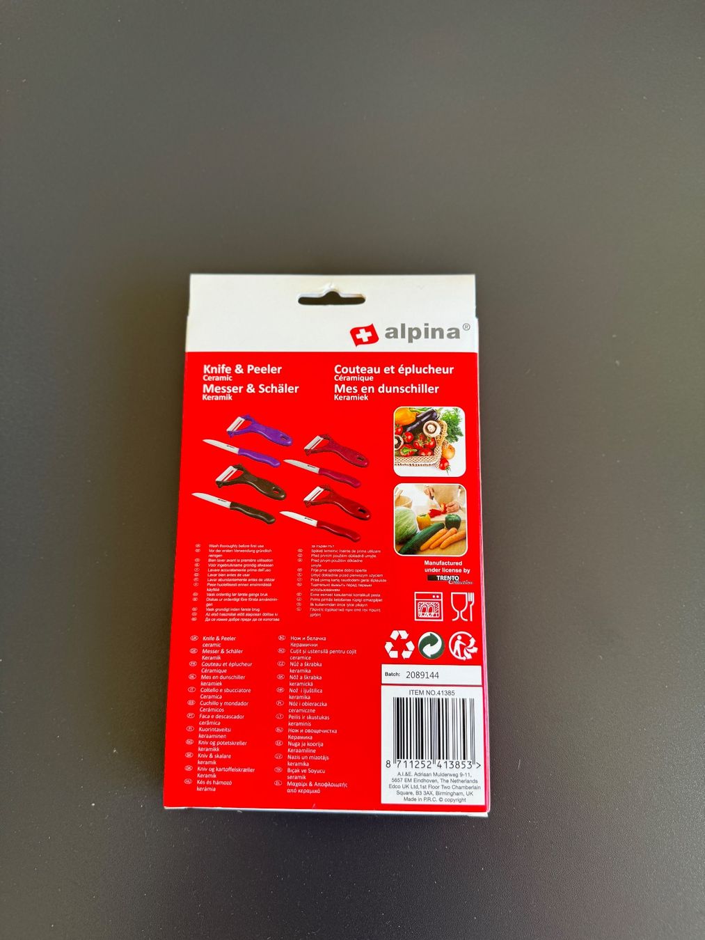 Coltelli: Keramik Messer mit Schäler – Usato da Riehen venduto da lor_d5w8 1