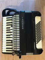 Hohner Concerto III S 72 Bass schwarz, neuwertig mit Zubehör