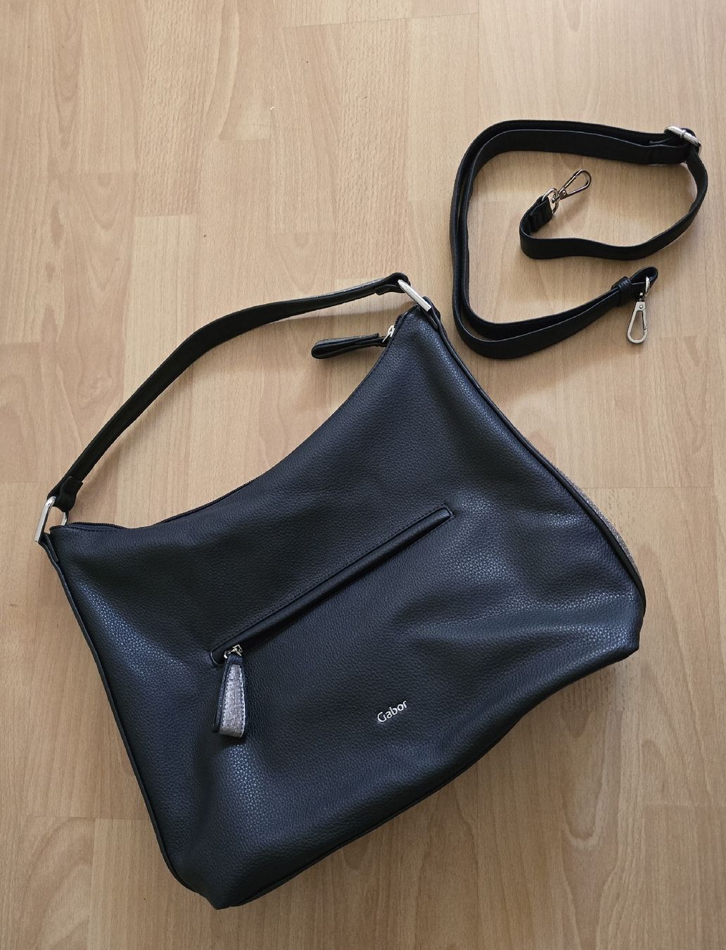 Gabor Borse da donna: GABOR Ledertasche Dunkelblau mit Silberdetails – Nuovo (secondo la descrizione) da Sursee venduto da M_Z