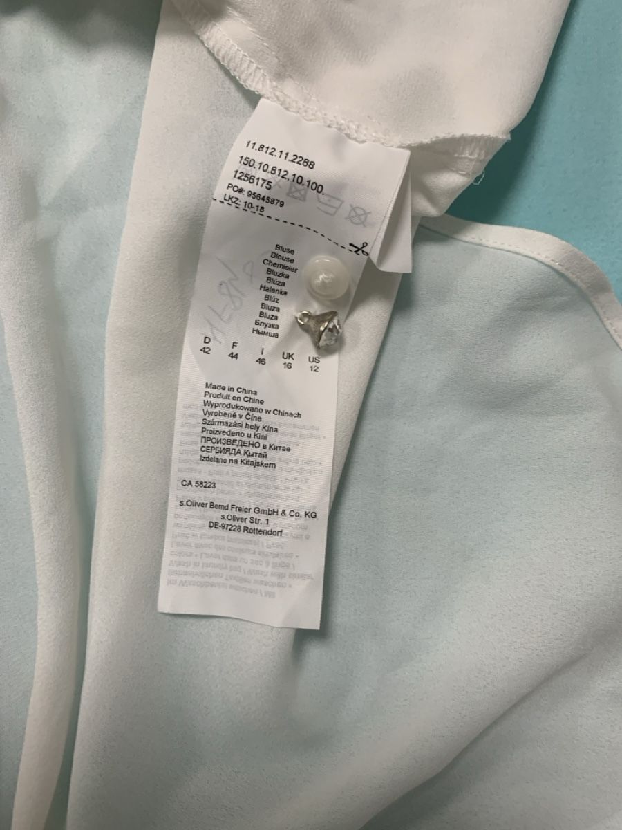 Camicette: Damen Bluse S. Oliver / Grösse 42 – Nuovo (secondo la descrizione) da Biel/Bienne venduto da Katja01112 4