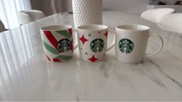 Lot de 3 Mugs Starbucks