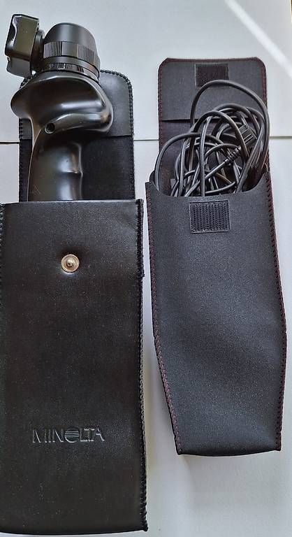 Minolta Kamera: Minolta Vintage Set RC-1000 + Griff + Taschen – Gebraucht aus Rüti ZH von Liliane_market