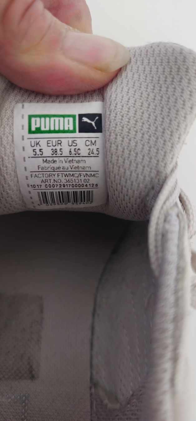 Puma Scarpe da donna: Puma Sneaker Gr. 38,5 beige – Nuovo (secondo la descrizione) da Luzern venduto da TausendD 4