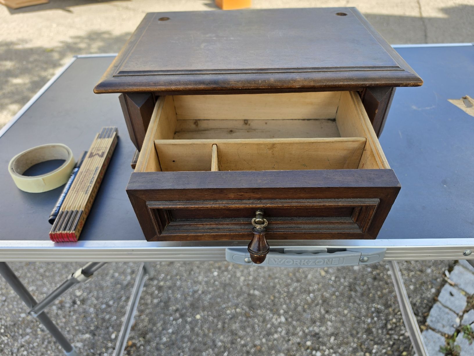 Cassapanche: Holzschatulle mit Schublade antiker Stil – Usato da Mettlen venduto da elios0888 7
