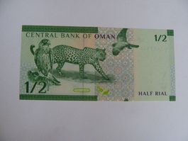 Banknote Oman 1/2 Rial 2020, ungeöffnete Qualität, Unc
