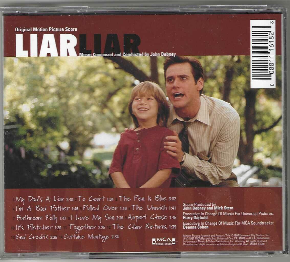 CD: John Debney - Liar Liar – Usato da Genève venduto da CDLPBookS 1