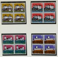 LOT4 ER BLOCKS BRIEFMARKEN SCHWEIZ NEU
