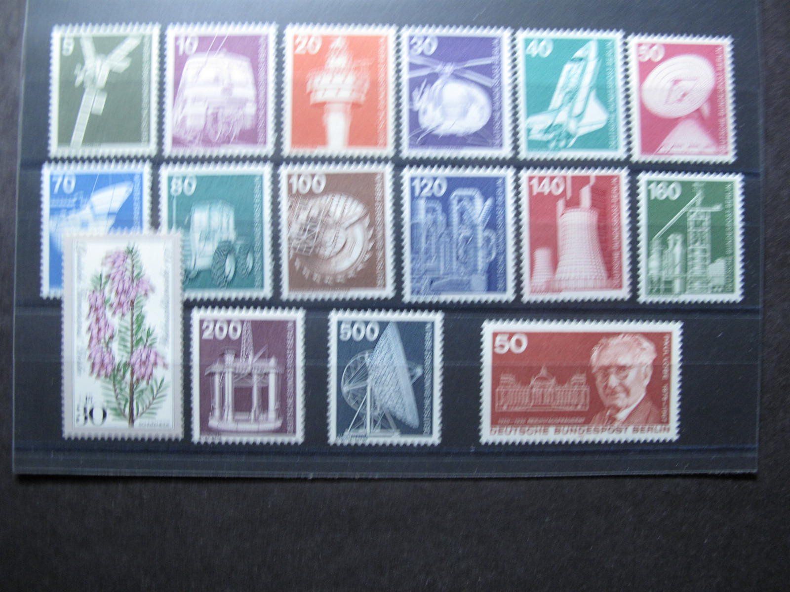 Alle Briefmarken: Berlin 1975 Jahresausgabe ** – Gebraucht aus Wil SG von fva01 3