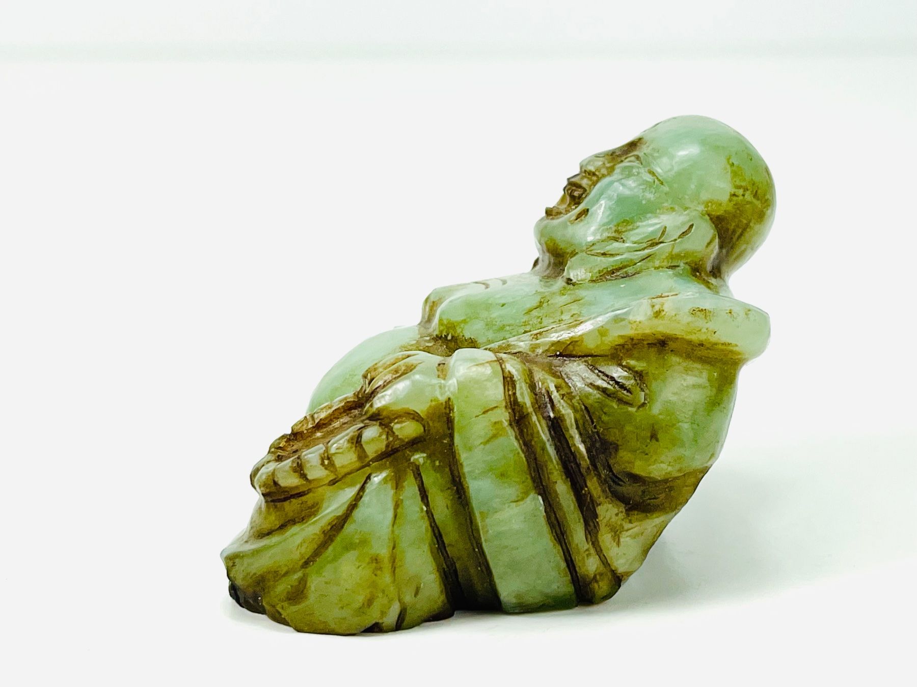 Skulpturen & Statuen: Chinesische Handgeschnitzte Vintage-Buddha-Statue – Gebraucht aus Zürich von Arche_Brockenhaus 2