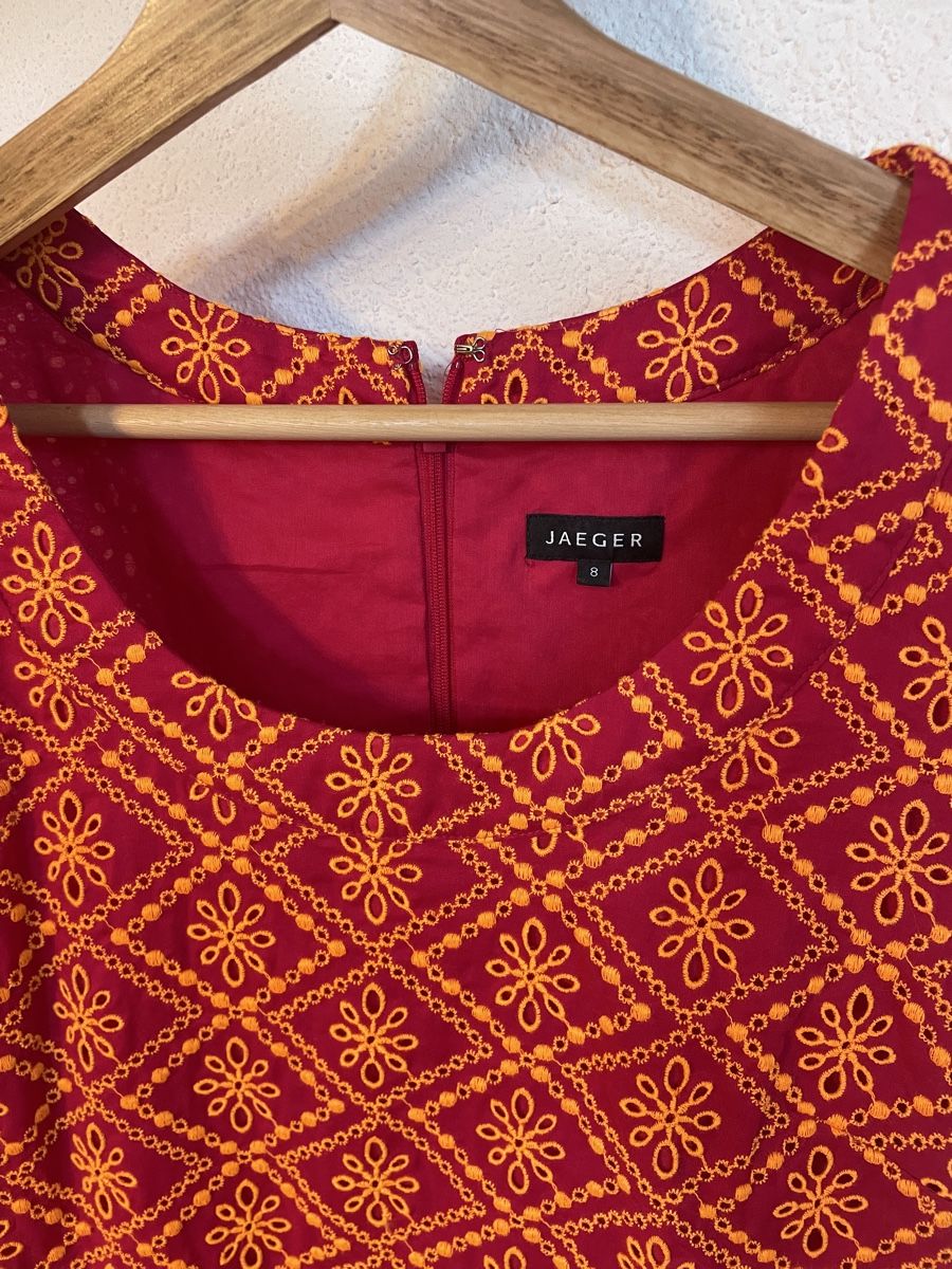Kleider: Jaeger Kleid Orange Grösse 8, EU 36 – Gebraucht aus Winterthur von sabinemarie 2