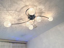 Deckenleuchte Nino 6x G4 max.35W Metall chrom Lampe 6-flammi