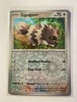 Pokemon Zigzagoon 167/197 Reverse Holo Obsidian Flames EN