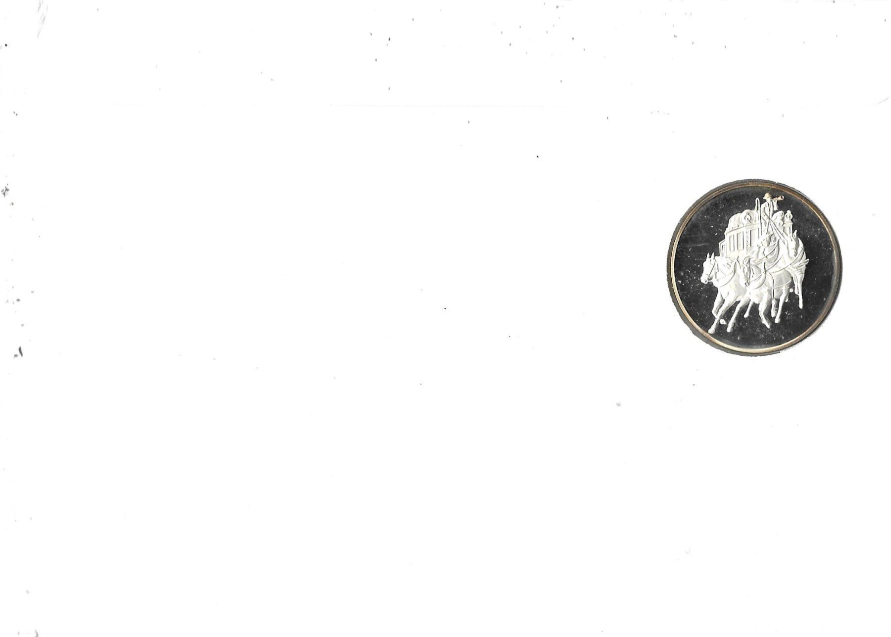 Medaglie: Numisbrief Postkutschen Europas Silber 15gr. 999.9 – Usato da Schocherswil venduto da prinzipal60 1