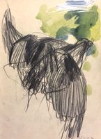 Rolf Brunner Mischtechnik/Papier 1984