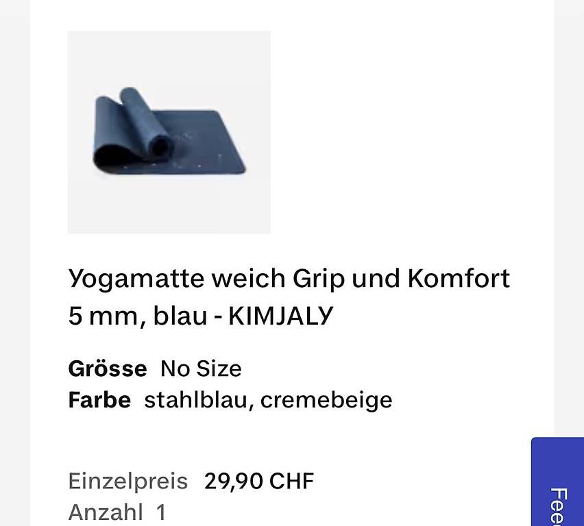 Tappetini fitness: Yoga Matte – Usato da Zürich venduto da Sloba29 2