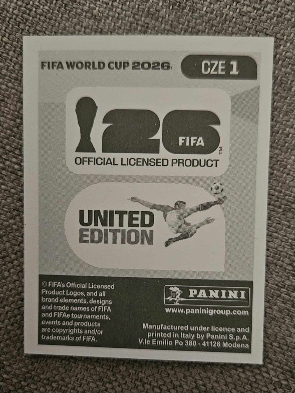 Panini Sammelbilder & Trading cards: CZE 1 Logo Tchechien Panini Sticker – Neu (gemäss Beschreibung) aus Basel von Berliner89 1