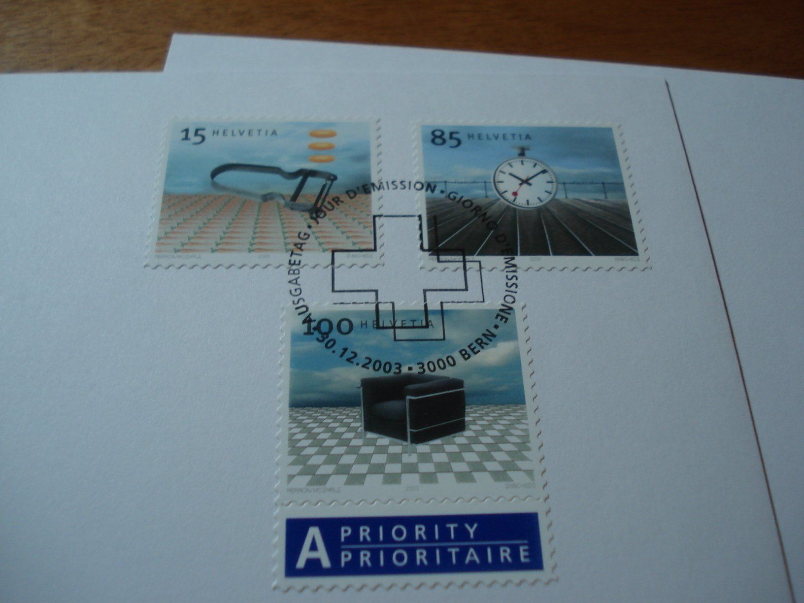 Tous les timbres: 5 FDC Dauermarken Selbstklebend, um 2004 – D'occasion à Niederwil AG par morostahu