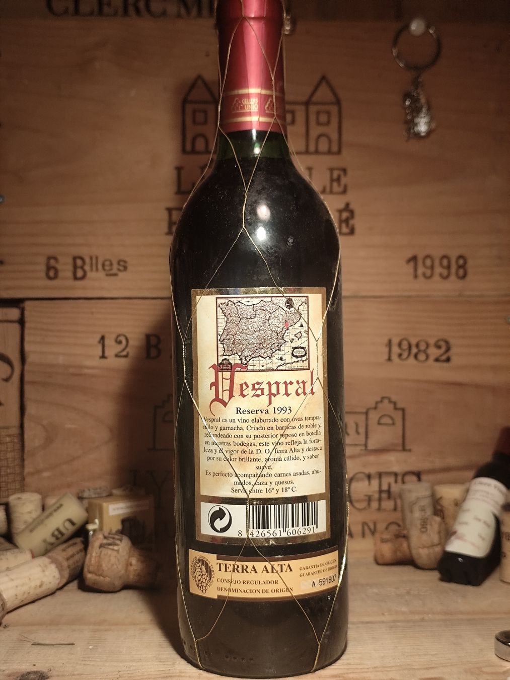 Wein: 1993 Vespral  Reserva Terra alta – Neu und originalverpackt aus Büsserach von Vintage-vins 2