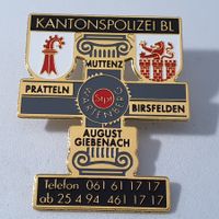 Z652 Pin Kantonspolizei BL Muttenz Pratteln Birsfelden Aug..