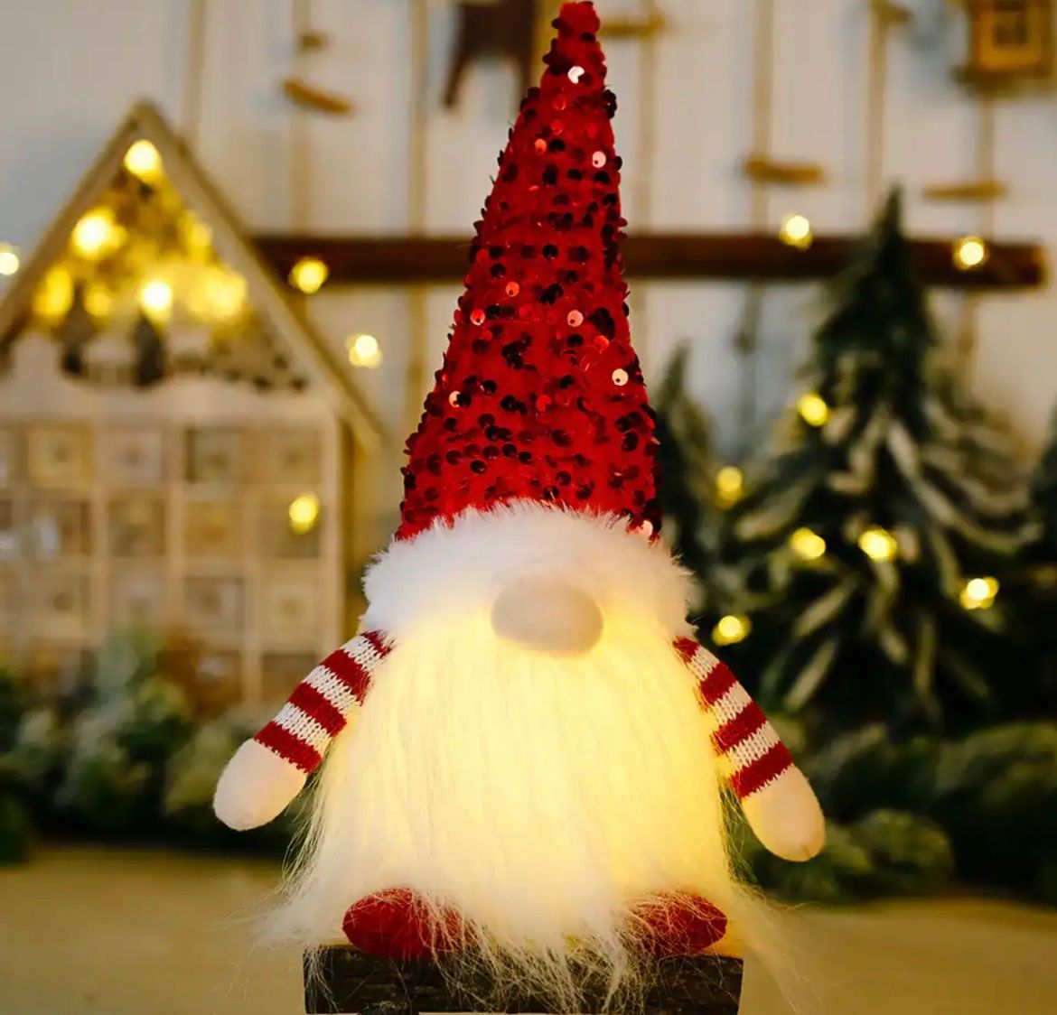 Tutte le decorazioni: Weihnachts Puppe Elf mit LED-Licht – Nuovo e nell'imballaggio originale da Oberegg venduto da Alepokemon
