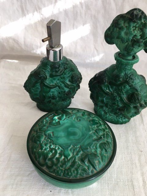Gläser: Garnitur aus Art Deco Malachitglas – Gebraucht aus Zürich von aannnnaa48 4