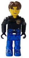 Lego Minifigur "Jack Stone Black Jacket, Blue Pants" (js028)