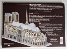 Notre-Dame de Paris grosser authentischer Bastelbogen
