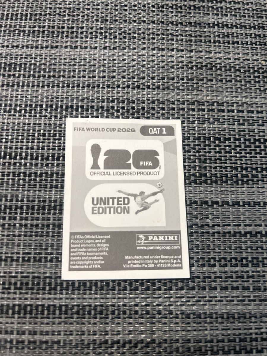 Panini Carte collezionabili: Sticker Panini - QAT 1  – Nuovo (secondo la descrizione) da Genève venduto da SwagdeSuisse 1